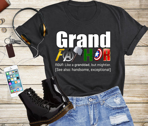 Grand Fathor, Thor, Grandfather, Grandpa, Avengers Shirt, Father's Day Gift, Avengers Men's Shirt, Fathor Definition Shirt, Marvel Shirt