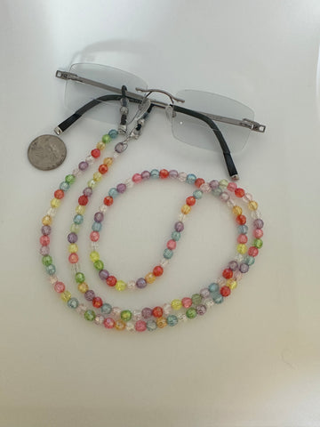 Eyeglass Chain,Beaded Eye Glasses Strap Holders around Neck For Mohter, Grandmother