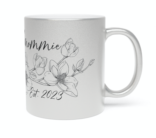 Grandmommie Mug,Mother Ceramic Mug,Funny Mom Mug,Cool Design Cup,Flower Grandma Cup,Mother's Day Gifts,Magnolia Branchs mug,%100 Ceramic cup,Mother's Day Gift