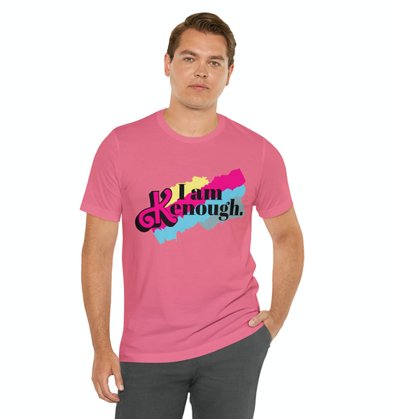 K enough Pink Shirt, Barbie Movie, Ken Shirt, i am kenough, i am kenough shirt, I am kenough tee, tie dye Ken shirt, Kenough tee, barbi shirt, barbi movie, I am enough shirt % 100 Cotton Custom Shirt.