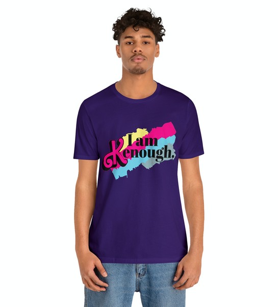 K enough Pink Shirt, Barbie Movie, Ken Shirt, i am kenough, i am kenough shirt, I am kenough tee, tie dye Ken shirt, Kenough tee, barbi shirt, barbi movie, I am enough shirt % 100 Cotton Custom Shirt.