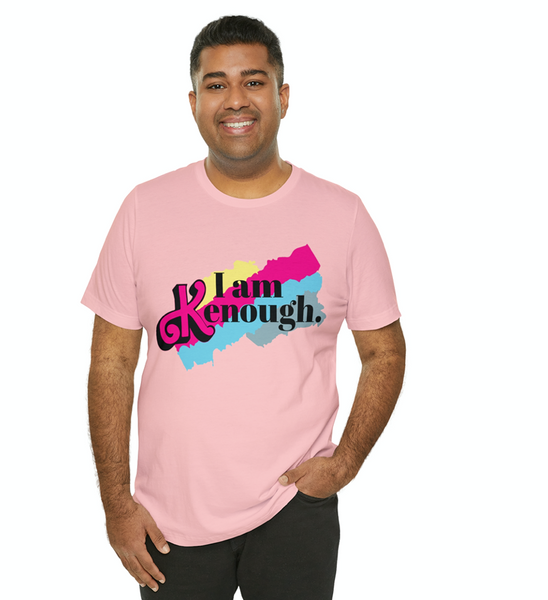 K enough Pink Shirt, Barbie Movie, Ken Shirt, i am kenough, i am kenough shirt, I am kenough tee, tie dye Ken shirt, Kenough tee, barbi shirt, barbi movie, I am enough shirt % 100 Cotton Custom Shirt.