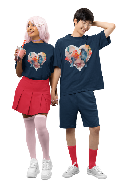 Wall-E and Eve Love, Disney Pixar Wall-E Eve Love T-Shirt,Tee for Youth, Bday Shirt, Gift for BFF, Valentine's Day Shirt, Valentines Tee, Plus Size Shirt, % 100 Cotton Custom Shirt, Valentine Wall-E Eve  Lots of Love Short Sleeve T-Shirt
