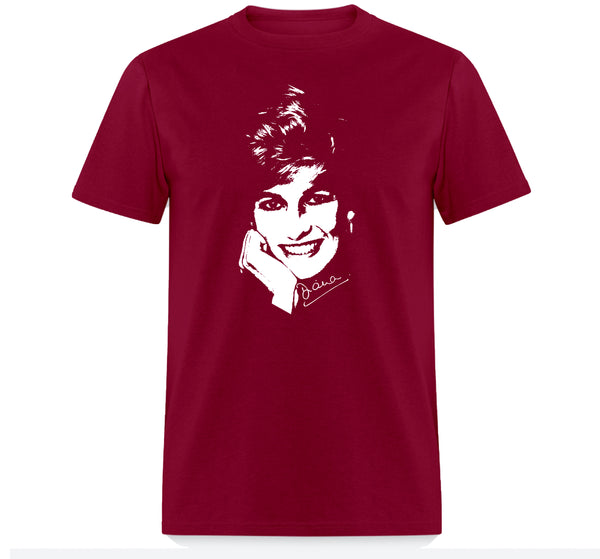 Princess Diana T-Shirt, 90s Graphic, Princess Diana Revenge Dress T-Shirt, Unisex Short Sleeve Tee, Lady Diana signature, Diana, Princess of Wales, Plus Size Shirt, RIP Queen % 100 Cotton Custom Shirt.