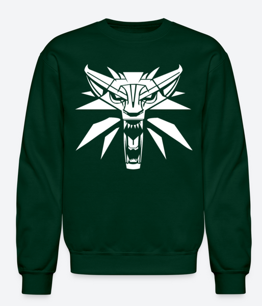 Witcher,The Witcher, Witcher Wolf Medallion, Geralt of Rivia,Witcher Sweatshirt, Fear no evil, Classic Sweatshirt, Witcher Symbol Top, Geralt the Witcher Sweatshirt