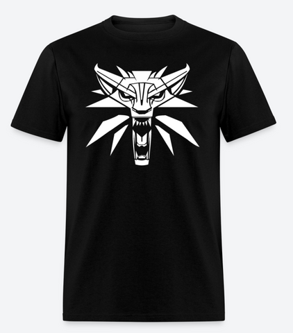 The Witcher, Geralt of Rivia,Witcher T-Shirt, Fear no evil, Classic Shirt, Witcher Symbol Top, Witcher Wolf Medallion, Geralt the Witcher Sweatshirt