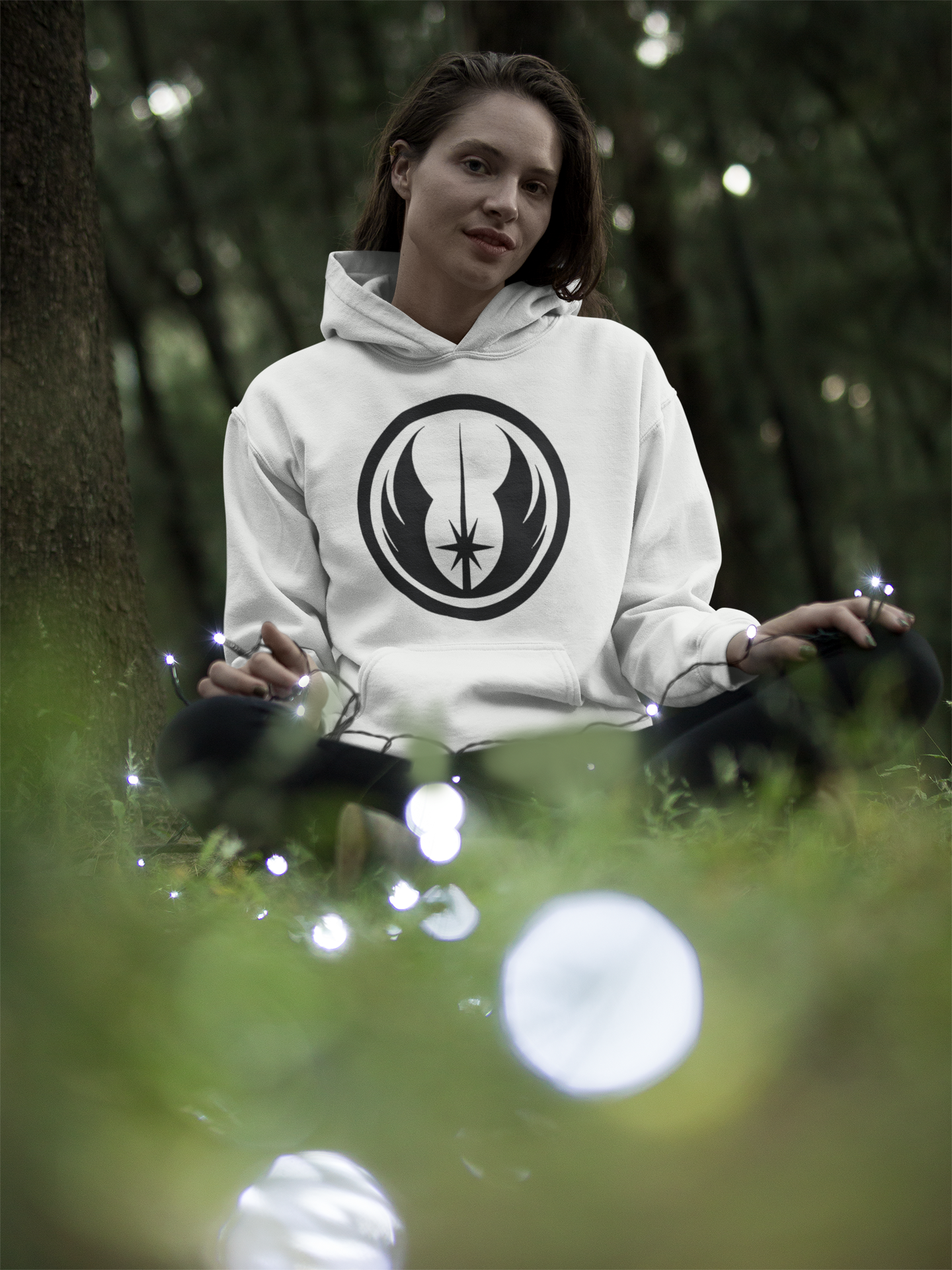 Star Wars Jedi Order Galactic Symbol Hooded Fleece Sweater