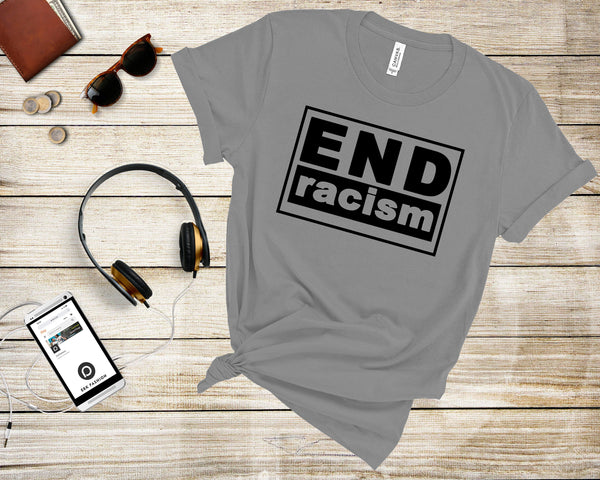 End Racism,Short-Sleeve Unisex T-Shirt, Anti Racism Shirt, black lives matter, blm, no racism, t shirt no racism