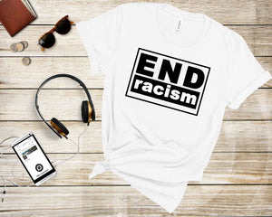 End Racism,Short-Sleeve Unisex T-Shirt, Anti Racism Shirt, black lives matter, blm, no racism, t shirt no racism