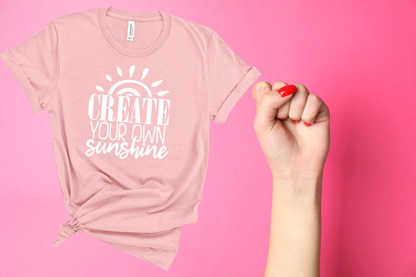 Create Your Own Sunshine, Girl Power Shirt, Feminist Shirt, The Future is Female, RBG Shirt, Vote Shirt