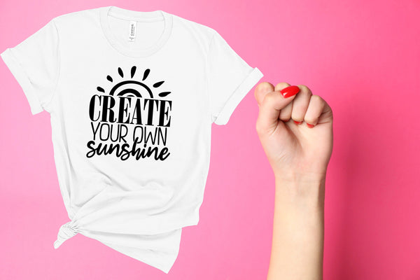 Create Your Own Sunshine, Girl Power Shirt, Feminist Shirt, The Future is Female, RBG Shirt, Vote Shirt