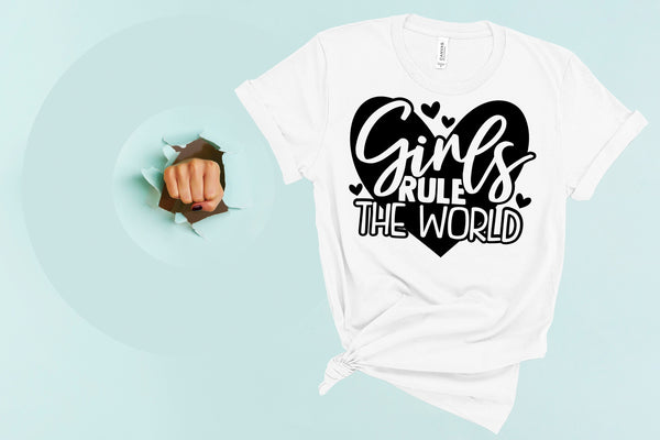 Girls Rule The World , Girl Power Shirt, Feminist Shirt, The Future is Female, RBG Shirt, Vote Shirt