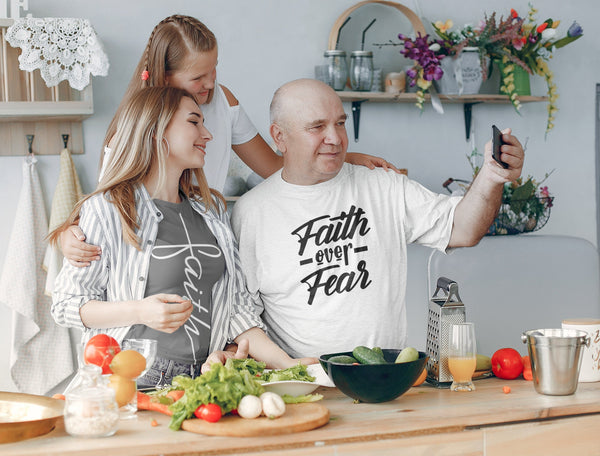 Faith Over Fear T-Shirt. Faith T-shirt, Christian Shirt, Faith Shirt, Religious Shirt, Church, Disciple, Love, Grace, Faith