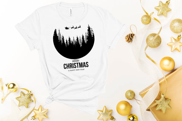 Merry Christmas and Happy New Year, Santa Shirt, Cute Christmas, Christmas Sweater, Birthday Shirt, Christmas Party Tee