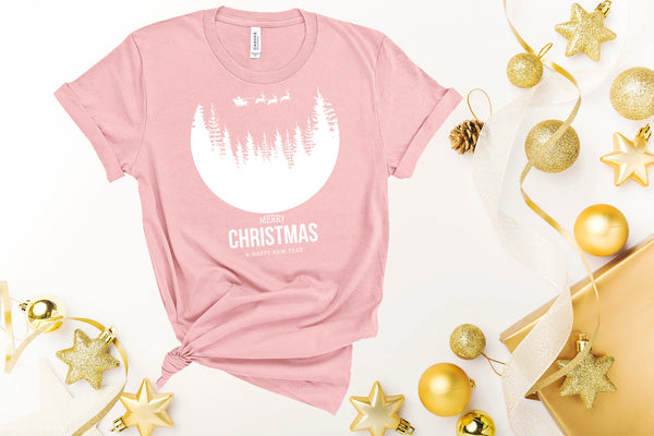 Merry Christmas and Happy New Year, Santa Shirt, Cute Christmas, Christmas Sweater, Birthday Shirt, Christmas Party Tee