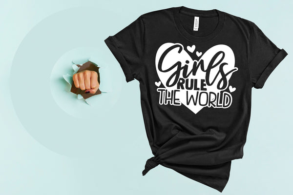 Girls Rule The World , Girl Power Shirt, Feminist Shirt, The Future is Female, RBG Shirt, Vote Shirt