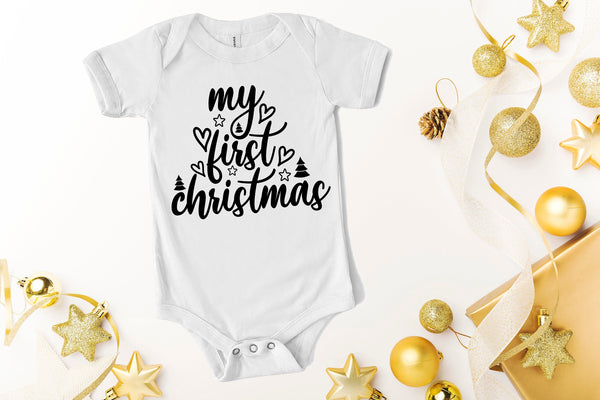 First Christmas, baby onesies , special design, special gifts, baby, unisex shirt ,gift for best friend, mom, wife,custom shirts