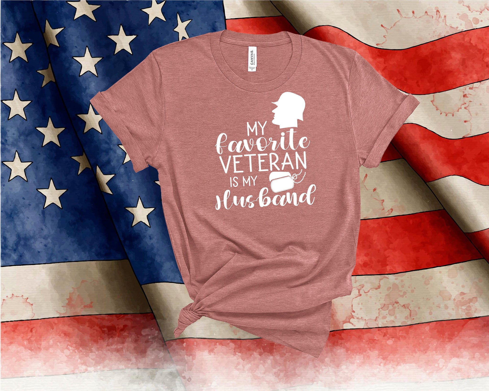 My Favorite Veteran is my Husband, Marine Sister, Veteran's Day Shirt, Military Shirt, Boot Camp Graduation, Army, Navy, Marines Veteran