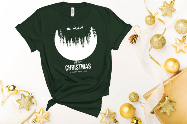 Merry Christmas and Happy New Year, Santa Shirt, Cute Christmas, Christmas Sweater, Birthday Shirt, Christmas Party Tee