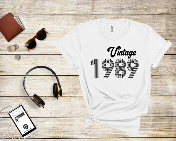 Vintage Birth Year T-shirt - Unisex Shirt - Birth Year Shirt - Personalized Tee - Custom Birth Year - Special - Antique - 80's - 70's - 60's