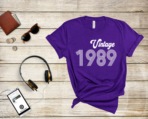 Vintage Birth Year T-shirt - Unisex Shirt - Birth Year Shirt - Personalized Tee - Custom Birth Year - Special - Antique - 80's - 70's - 60's