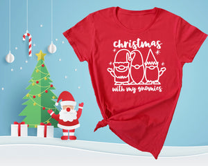 Gnomies Shirt, Christmas Gnomies Shirt, Winter Shirt, Gnomies T-Shirt, Baby Christmas, Women's Christmas, Gnomes Shirt, Xmas Family Shirt