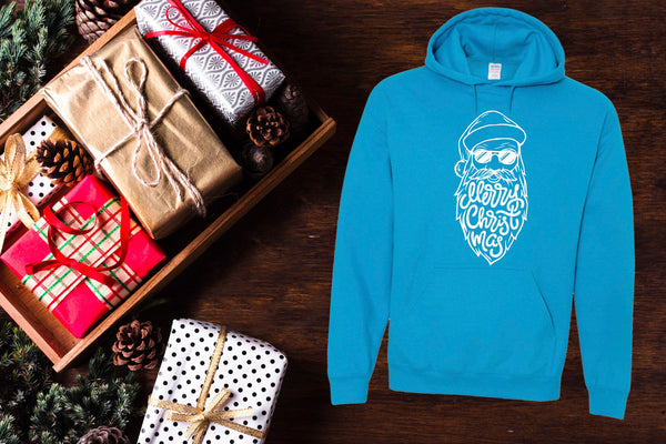 Cool Santa Sweatshirt, Believe, Christmas Hoodie, Xmas Family Hoodies, Christmas Tree Hoodies, Christmas Apparel