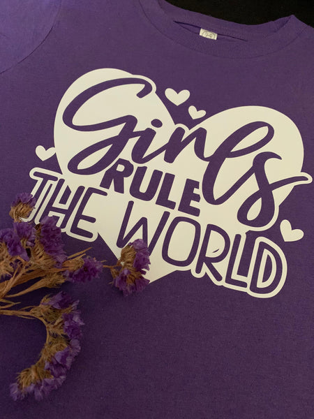 Girls Rule The World , Girl Power Shirt, Feminist Shirt, The Future is Female, RBG Shirt, Vote Shirt