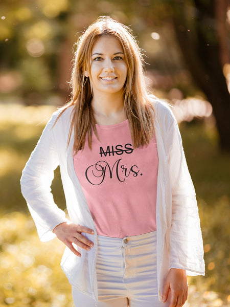 Miss to Mrs shirt, Bride shirt, Bachelorette shirts, Just married shirt, Honeymoon shirt, Wedding party shirt, Bridal Shirt, Bride Gift Tee