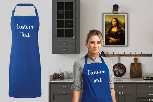 Valentine's Day Gift, Personalized Apron, Bakery Apron,Housewarming Gift, New Home Gift, Custom Text Apron, Custom Apron Women, Unisex Apron