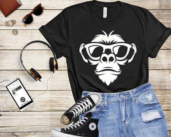 Monkey Shirt, Monkey Unisex Tee, Motivational shirt, Workout shirt, Gym Shirt, Workout gift, Best Gift for Him,Birthday Gift, Funny Shirt