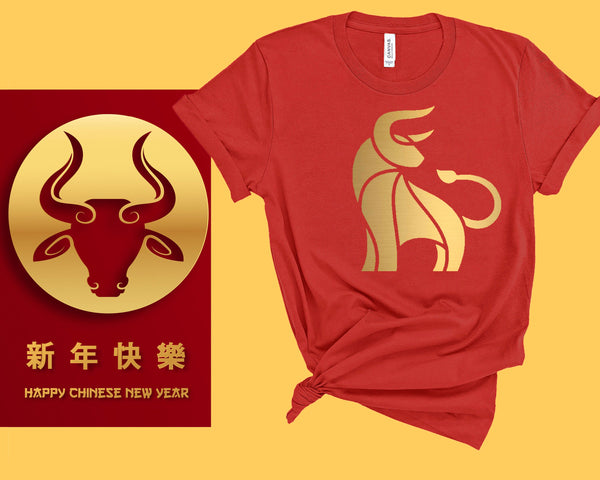 Chinese New Year Shirt, Year of the Ox Shirt, Best Gift for new Year, Bull Shirt, 2021 Year Shirt, Gift For Her, Gift for Him