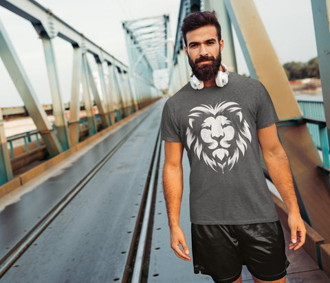 Lion Shirt, Lion Unisex Tee, Motivational shirt, Workout shirt, Gym Shirt, Workout gift, Best Gift for Him,Birthday Gift