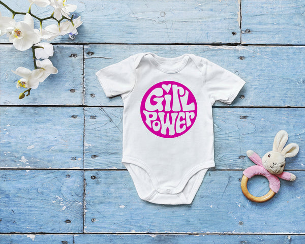 Girl Power Baby Bodysuit,Girl PowerOnesie, Girl Power Baby onesies , Girl Power baby bodysuit,funny onesie, Girl Power baby