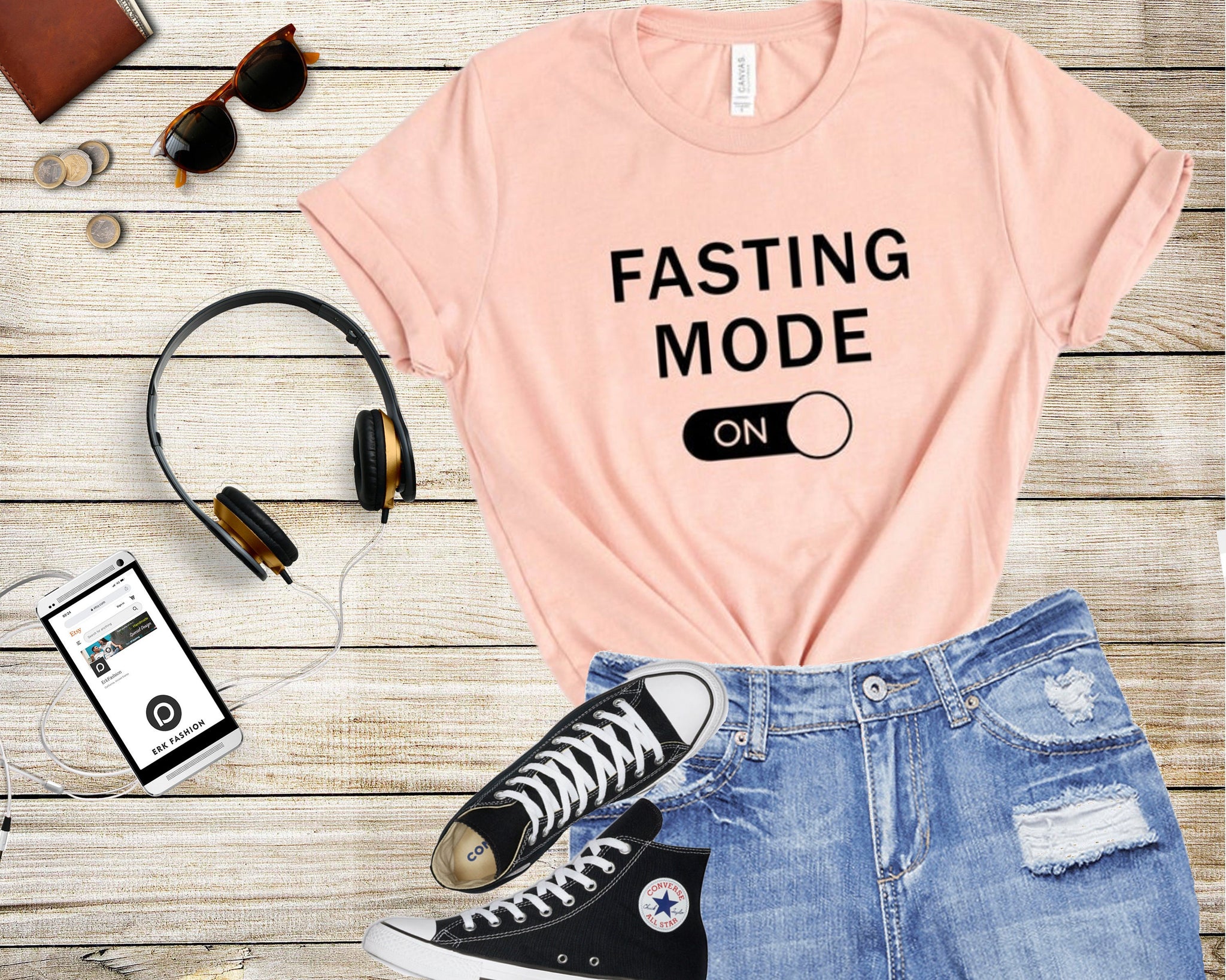 Fasting Mode on T Shirt, Ramadan Tee, Fasting Tee, Muslim Tee, Religion Shirt,Gift For Ramadan,Muslim Gift Tee for Ramadan 2021,Eid