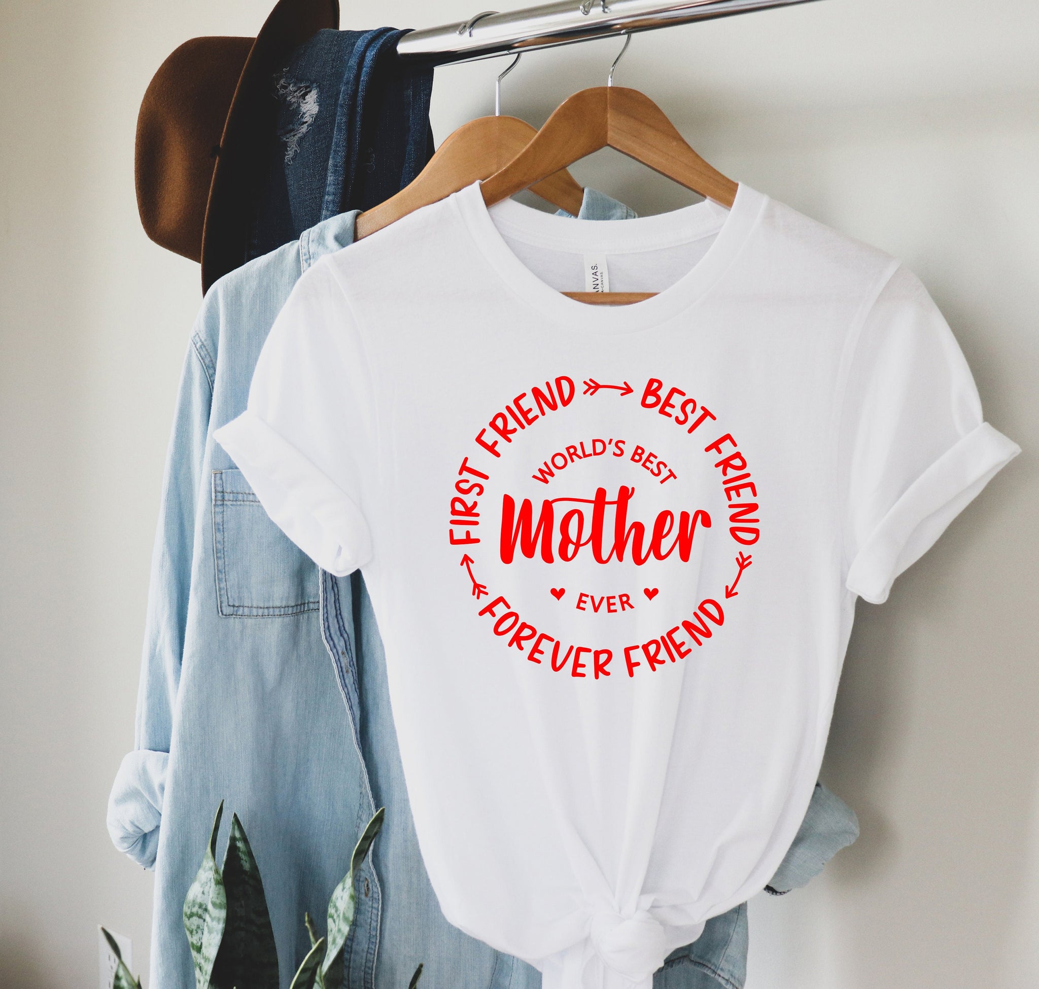 First Friend Best Friend Forever Friend Mother, Gift for Mom, New Mom Gift, Mother's Day Shirt, Mom Life Shirt, Women Gift Shirt