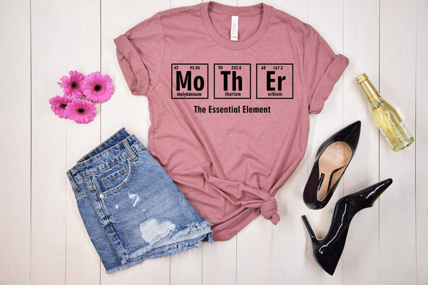 Mother Periodic Table Shirt, Funny Mom Shirt, Chemistry Mom T-shirt, Women Graphic Tee, Science Shirt for Mom, Mother's Day Shirt