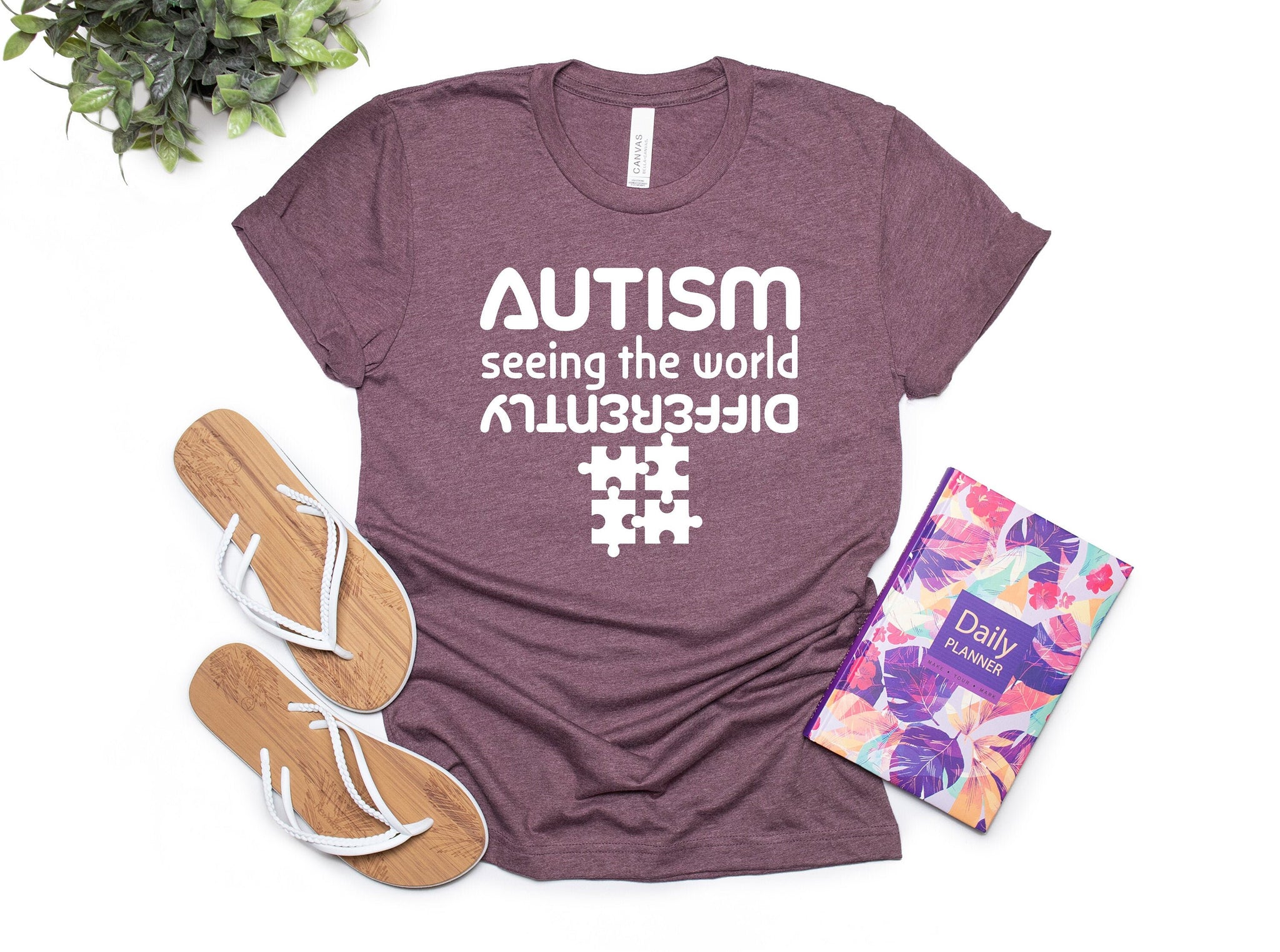 Autism seeing the world differently, Autism Acceptance Shirt,Autism Awareness, Gift for mom, best mom ever, Personalized Shirt