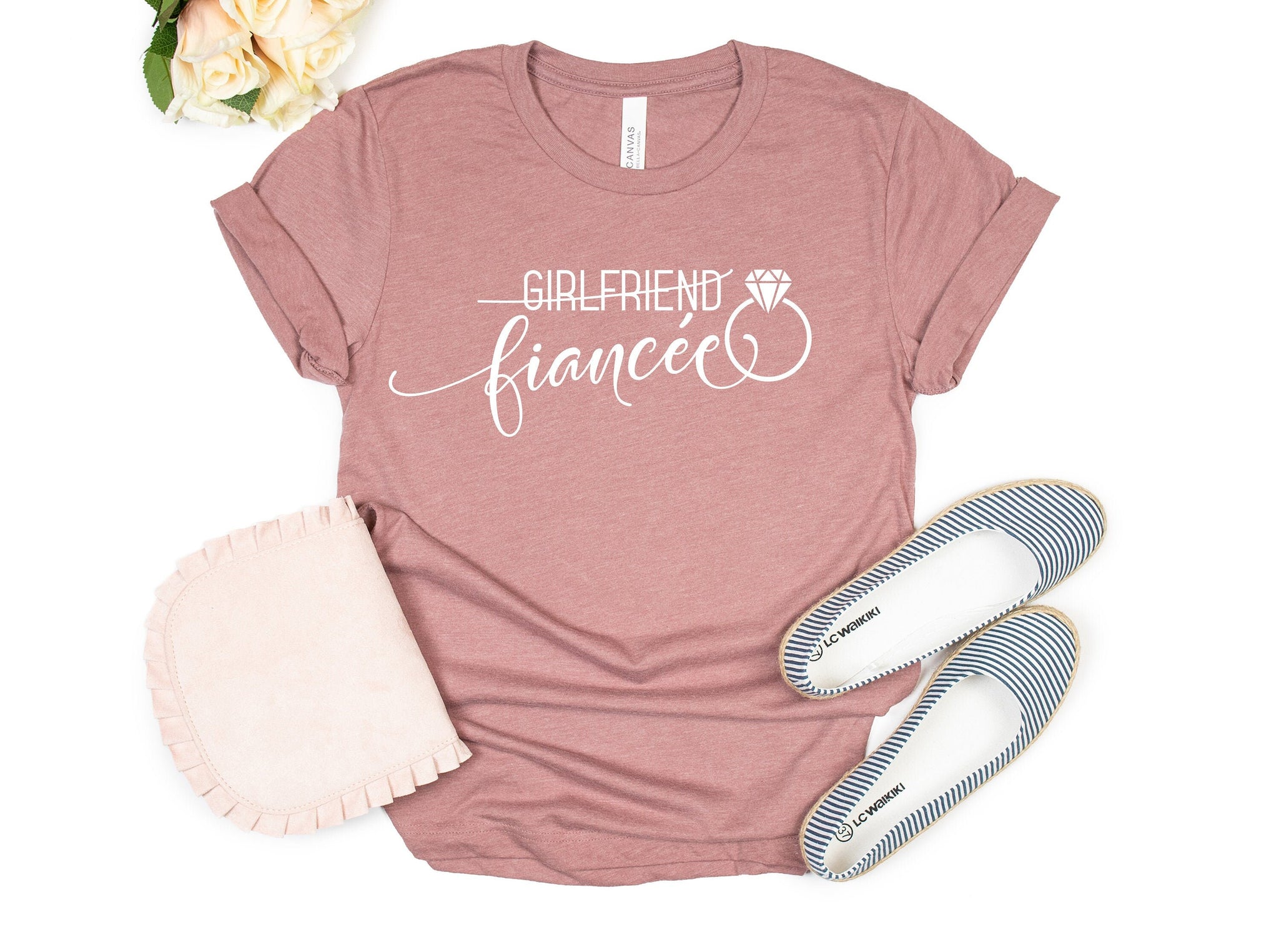 fiancee shirt, fiance shirt, couples engagement, engagement shirt, girlfriend fiancee, engaged shirt, bachelorette shirt, engagement