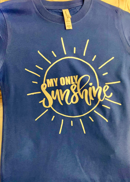 You are my sunshine Shirt, You make me happy Shirt, My only sunshine Shirt,Family Shirt,Couple Shirt, Sunshine T-shirt,Gift for Her