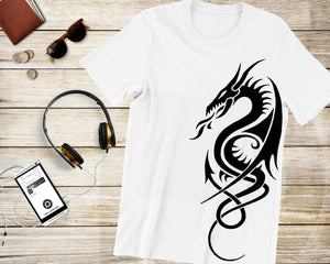 Dragon Shirt, Dragon T shirt, Elegant Dragon, Women Men Unisex, Dragon Lover Shirt, Dragon Tattoo Shirt,Equality, Gift for a friend