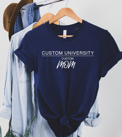 University Tshirt, Family Matching Shirts, Custom College Shirt, Design with parents University Tee,Personalized University Tshirt,Program