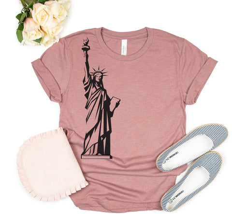 Liberty T-shirt,Statue of Liberty T-shirt,CHRISTMAS GIFT,USA Woman Tee,Youth Shirt,Trend Shirt,Gift for Christmas,Cool gift,Best Quality