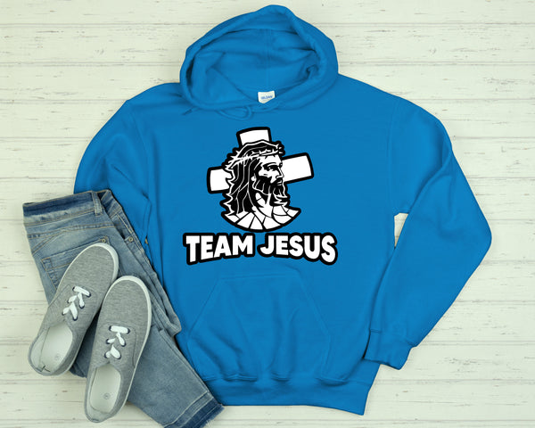 Team Jesus Hoodie, Jesus Favorite Hoodie, Christmas Shirts, Couple Long Sleeve, Funny Jesus Hoodie, Matching Christmas, Onesie Christmas