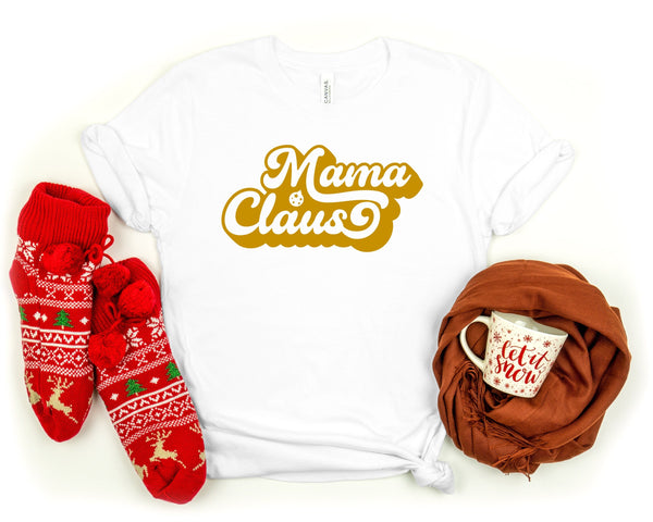 Mama Claus Shirt , Mom Christmas Shirt, Christmas Shirt, Christmas Holiday Shirt,, Christmas gift idea