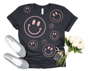 Smiley Face Shirt, Smiley Face T-Shirt, Smile Shirt, Women's Shirt, Shirts for women, Happy Face Shirt Smiley Face