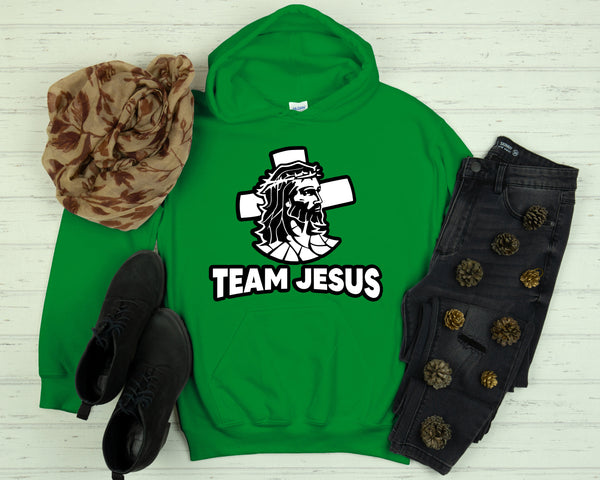 Team Jesus Hoodie, Jesus Favorite Hoodie, Christmas Shirts, Couple Long Sleeve, Funny Jesus Hoodie, Matching Christmas, Onesie Christmas