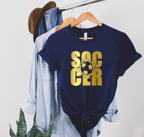 Soccer T-Shirt, Football shirt for Men Women Girls, Soccer Ball Unisex shirt, Sports Workout Shirt,Sport Gift,Ball Shirt, Soccer Lover Shirt