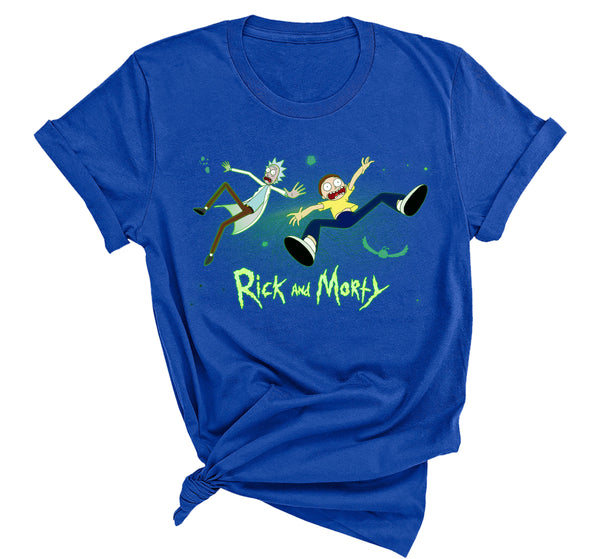 Rick and Morty Dimension Portal,Short Sleeve T-Shirts for Men, and Women, Rick and Morty, Funny Rick and Morty Top for Youth ,Unisex T-shirt , Family Birthday Gift