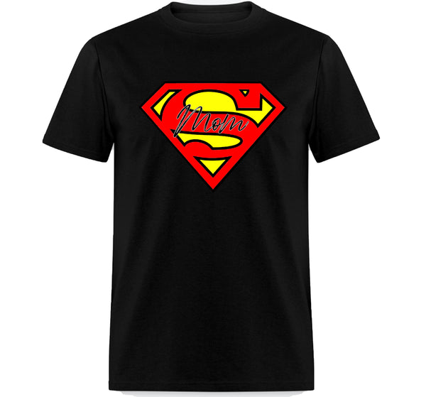 Super Mom T-Shirt,Classic Superman  Vintage T-Shirt, Superhero Mother's Day T-Shirt, Gift for Christmas,  Fleece Sweater Pullover Hoodie, Unisex Sweatshirt, Funny, Gift for Superman Lover, Superman Fan Top